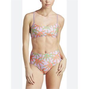 Adidas & Farm Rio Floral Print Two
Piece Bikini Set(Size Small)